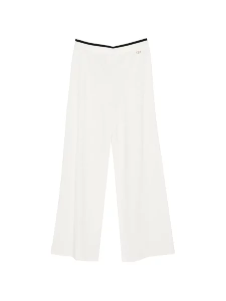 Pantaloni palazzo Liu Jo alb