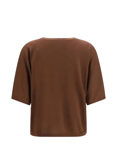 Scurt tricou Brunello Cucinelli maro