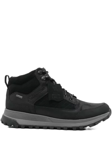 Botine Clarks cu șireturi din dantelă negru