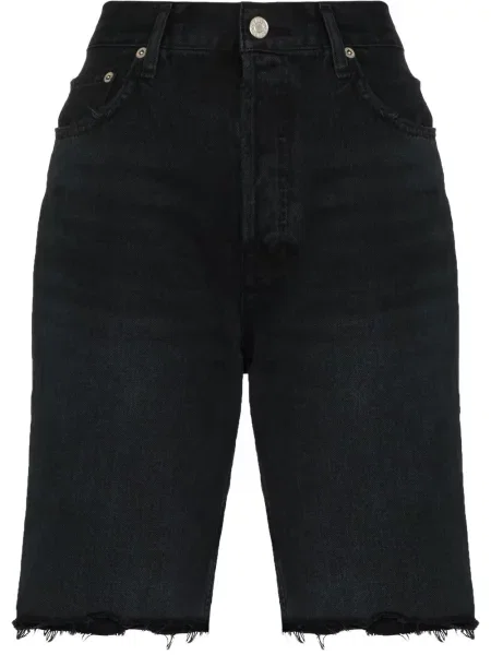 Szorty jeansowe Agolde czarne
