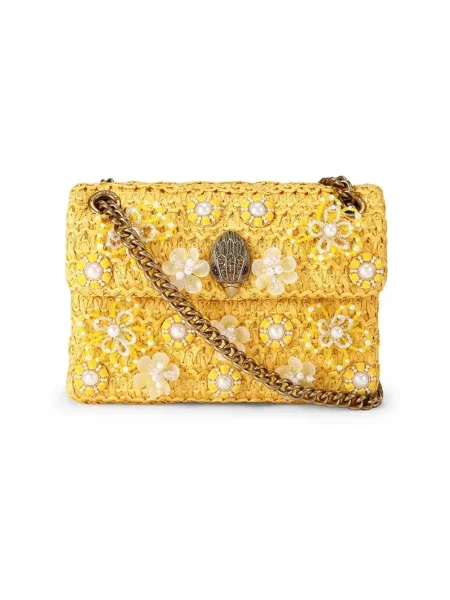 Torebka Kurt Geiger skórzana żółta