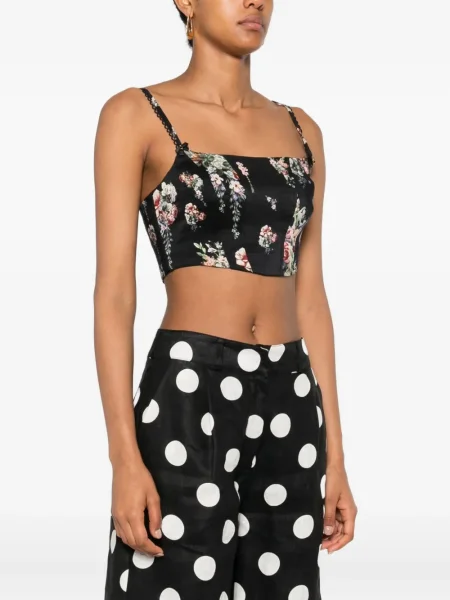 Top Camilla negru
