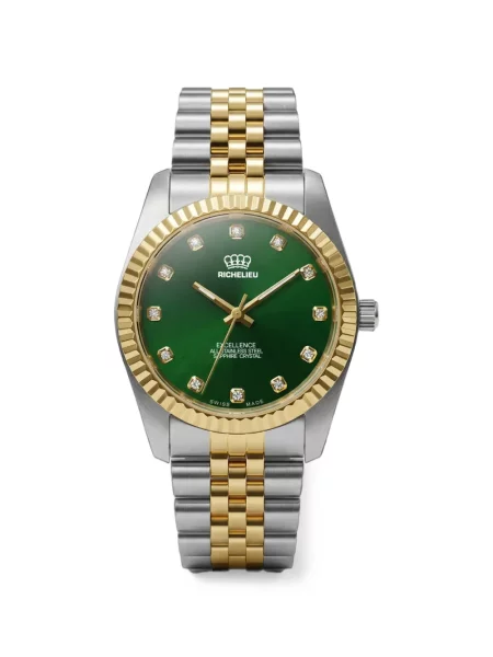 Ceas Richelieu Swiss verde