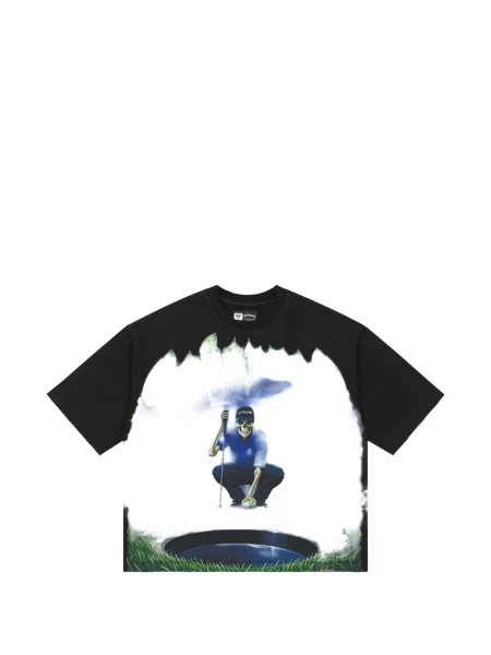 Tricou Godspeed cu imagine negru