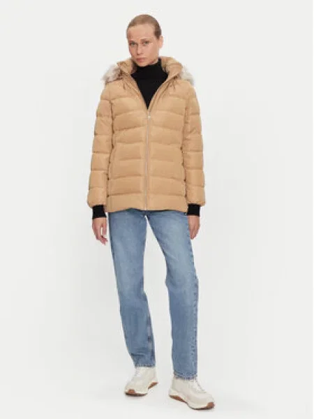 Tommy Hilfiger Vatovaná bunda béžová
