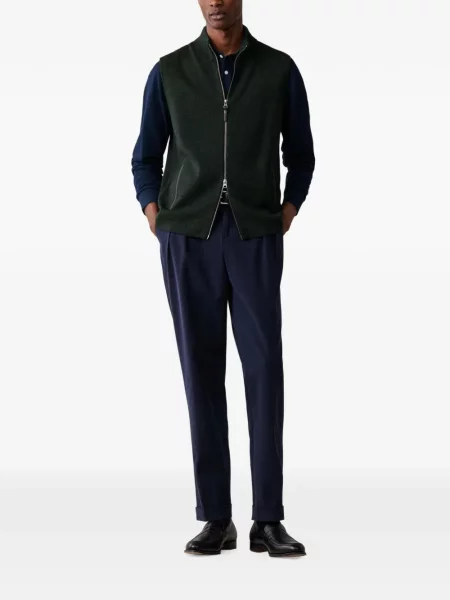 Cardigan Hackett London de lână verde