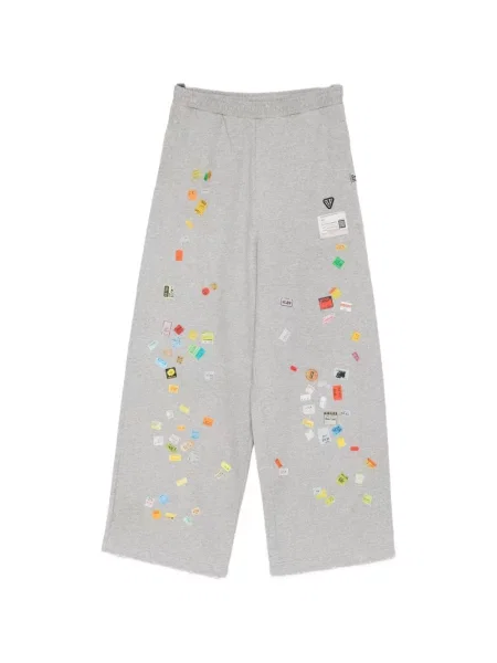 Pantaloni Maison Mihara Yasuhiro cu imagine alergare gri