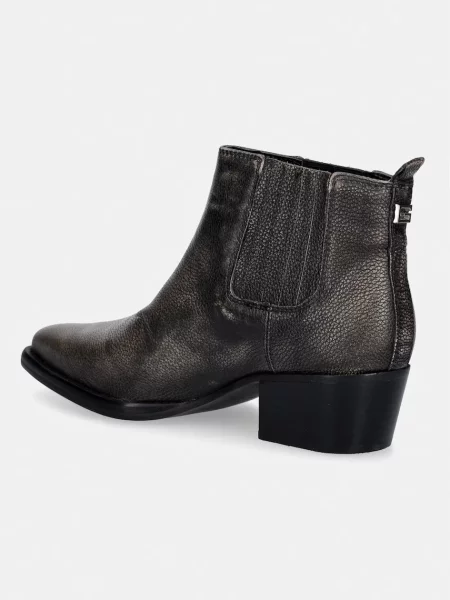 Кожаные ботинки Guess на низком каблуке