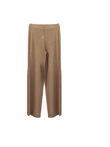 Spodnie palazzo Kangra beżowe