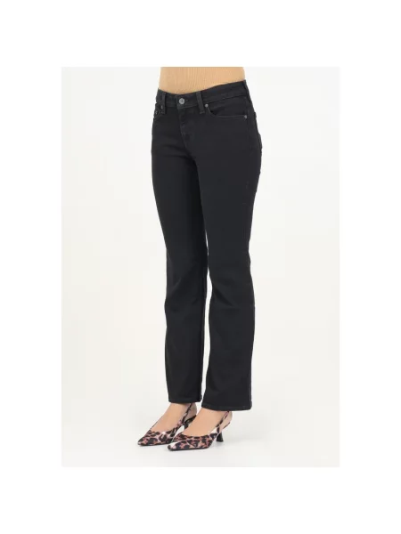 Levi's jeansy high waist czarne