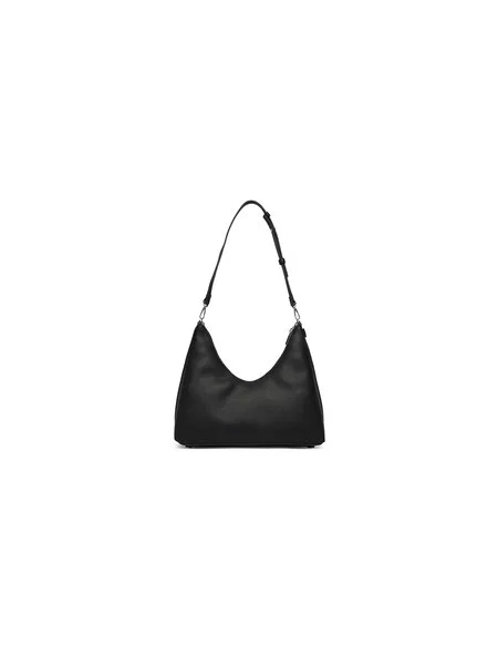 Torbica Calvin Klein Emblem Hw Pebble Shoulder Bag crna