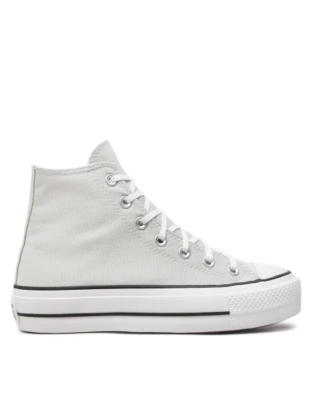 Pantofi Converse cu platformă gri