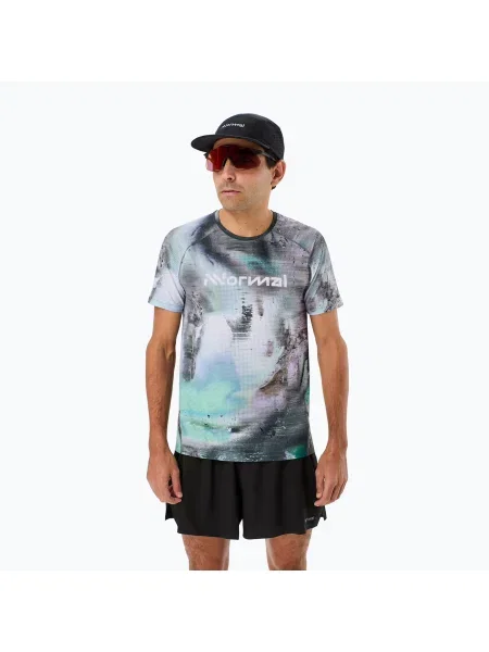 Мъжка многоцветна тениска за бягане NNormal Race