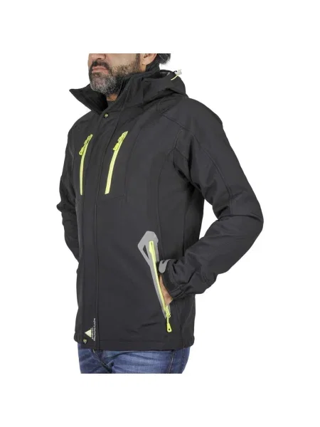 Geacă Peak Mountain softshell negru