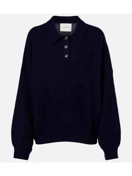 Pulover Lisa Yang din cașmir albastru