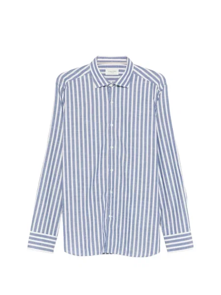 Pruhovaná košile Tintoria Mattei modrá