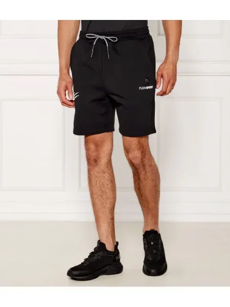 Plein Sport Pantaloni scurți sport SAEC negru