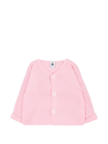 Kardigan dziecięcy Petit Bateau różowy