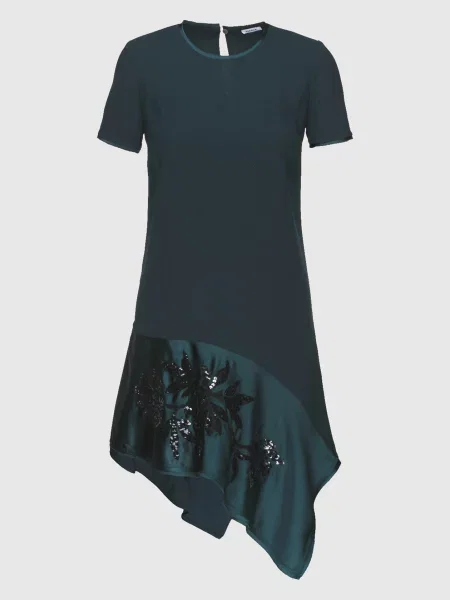 Смарагдове плаття з паєтками P.a.r.o.s.h. синя