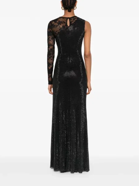 Rochie maxi Self-portrait de costum negru