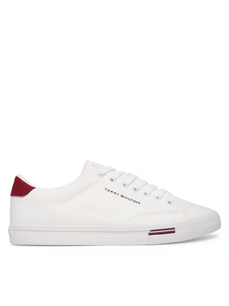 Tommy Hilfiger Teniși Vulc Core Rwb Long alb