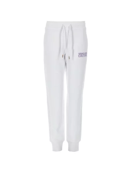 Pantaloni Versace Jeans Couture cu cordon alb