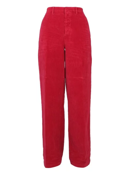 Pantaloni Dsquared2 de catifea cord roz