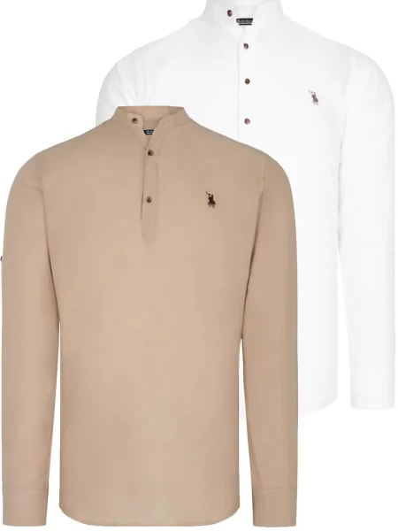 С яка риза Dewberry бяло