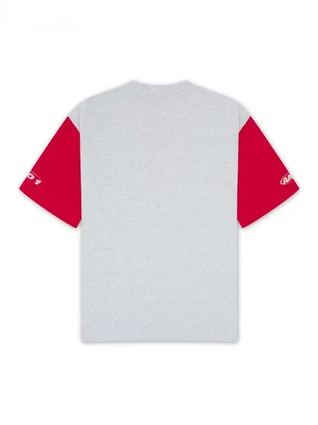 Tricou deschis / roșu gri