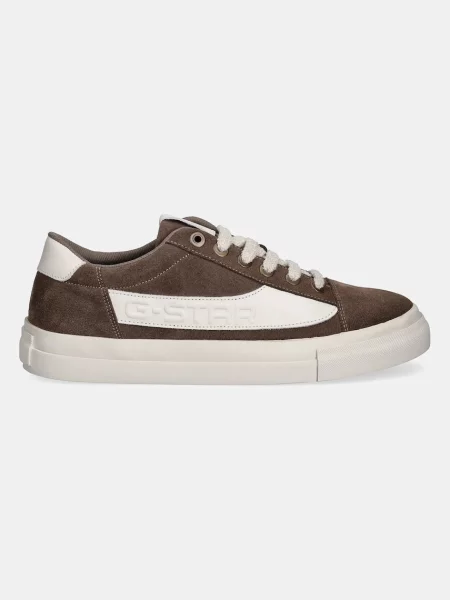G-Star sneakersy zamszowe LOOM BSC M brązowy