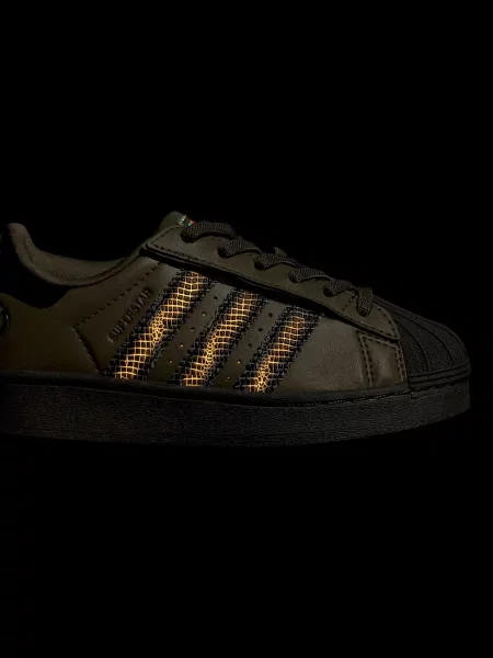 Детские кеды Adidas зеленые