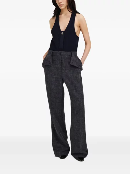 Pantaloni Ferragamo albastru