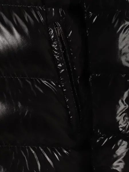 Geacă cu puf Moncler cu glugă negru