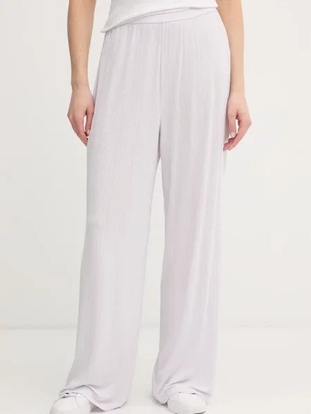 Calvin Klein Underwear spodnie piżamowe z modalem fioletowe