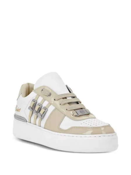 Cu centură sneakerși Philipp Plein alb