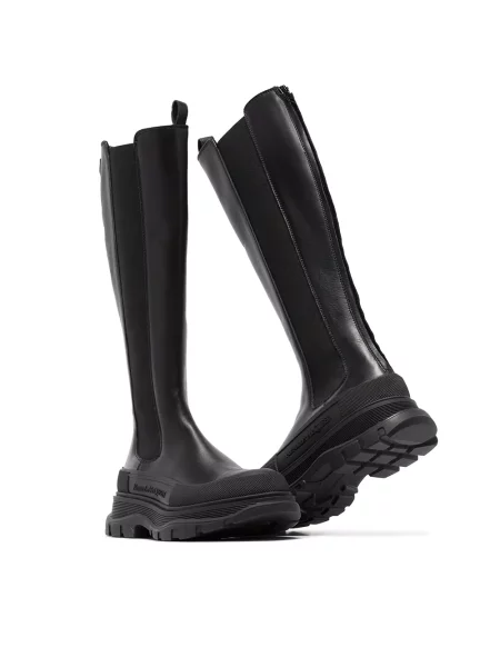 Kozačky Alexander Mcqueen černé