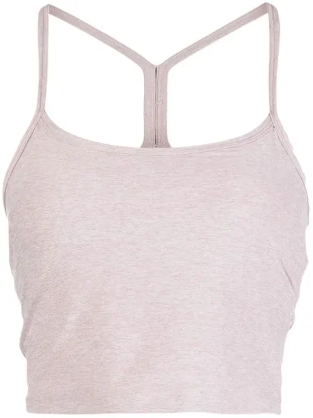 Top Beyond Yoga o krotszym kroju fioletowy