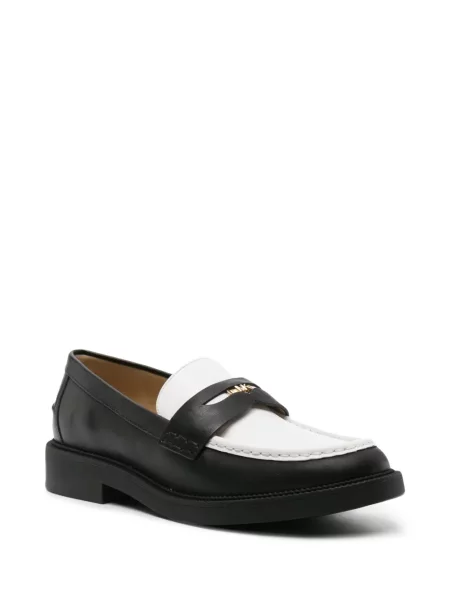 Kožené loafers Michael Michael Kors černé