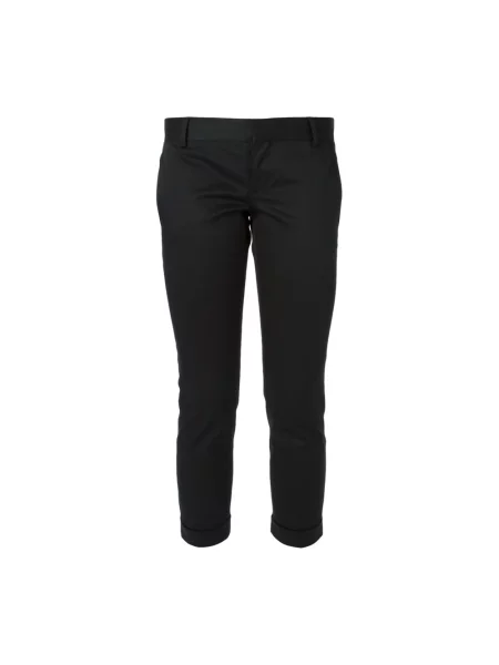Spodnie Dsquared2 o skróconej długości czarne