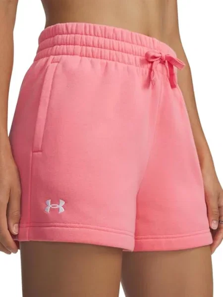 UNDER ARMOUR krótkie spodenki Rival Fleece Short L różowe