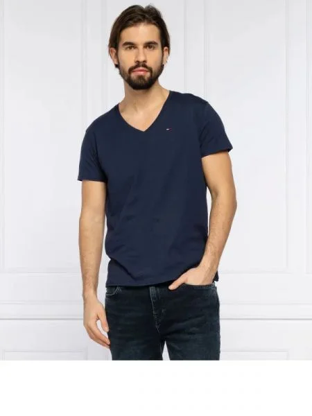 Tommy Jeans Póló TJM ORIGINAL JERSEY kék