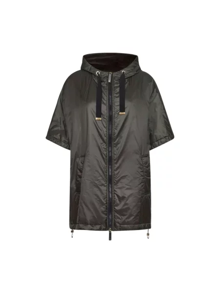 Kurtka Max Mara z kapturem zielona