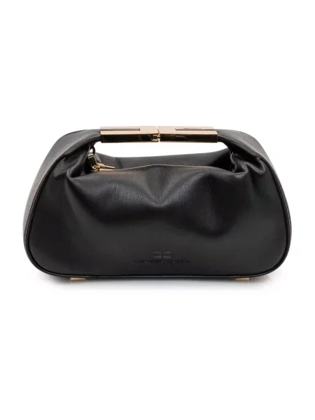 Torebka hobo Elisabetta Franchi czarna