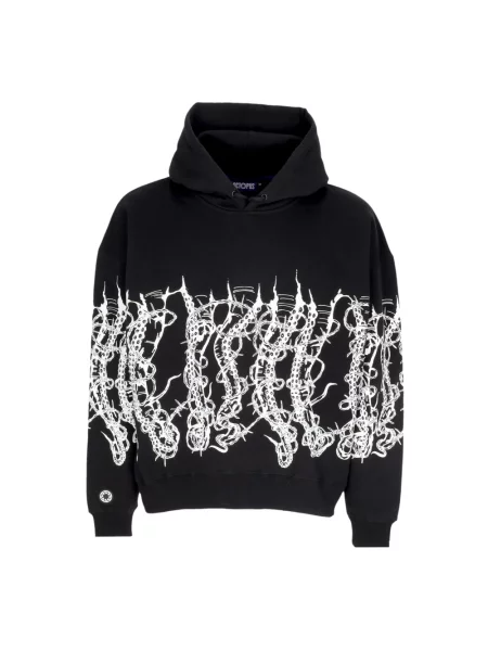 Bluza z kapturem Octopus z kapturem czarna