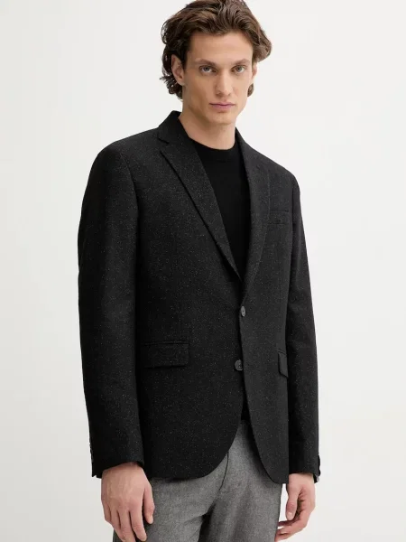 Suknjič z dodatkom volne Marc O'Polo črna