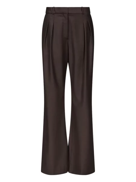 Pantaloni Loulou De Saison plisate negru