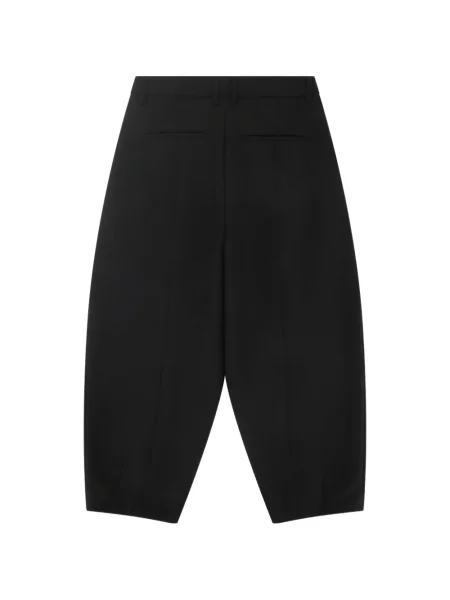 Pantaloni Entire Studios de lână negru