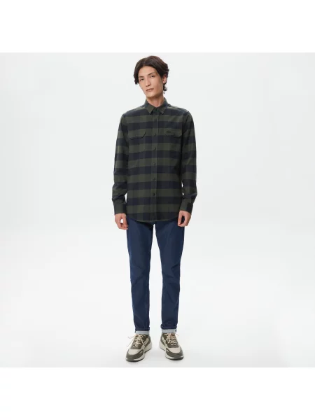 Рубашка Lacoste зеленая