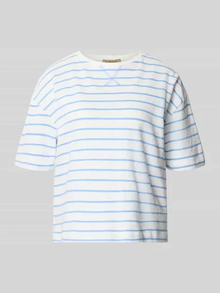 T-shirt o kroju regular fit z okrągłym dekoltem Smith And Soul błękitna