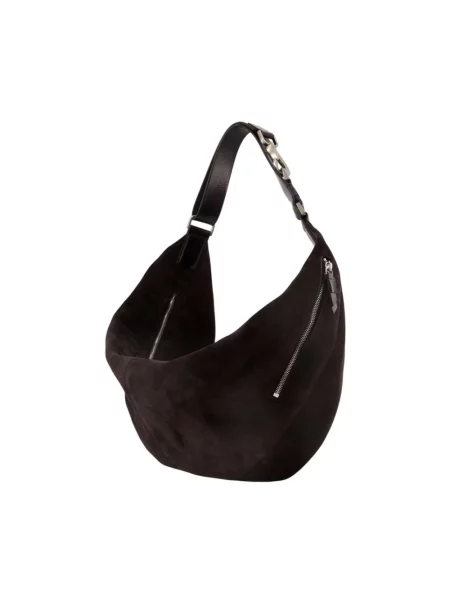 Torba crossbody Lemaire skórzana brązowa